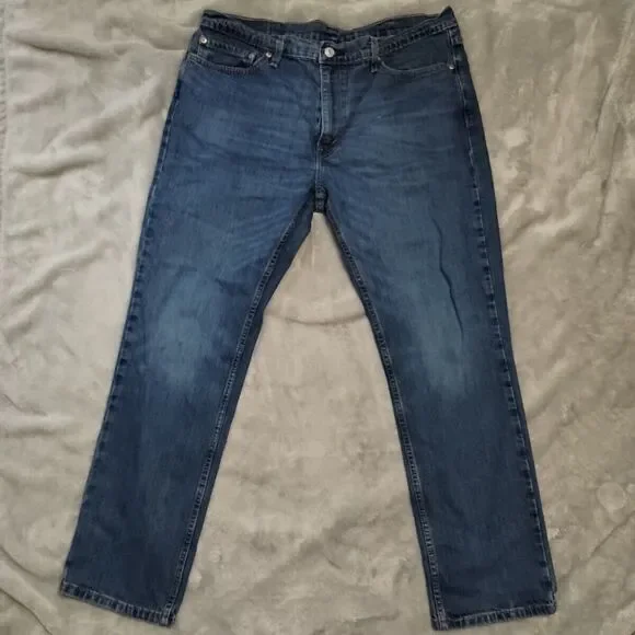 Levi 511 Mens Jeans Size 38 X 30 Blue Denim - Picture 4 of 10